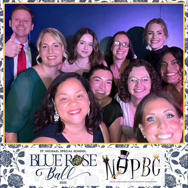 Blue Rose Ball attendees